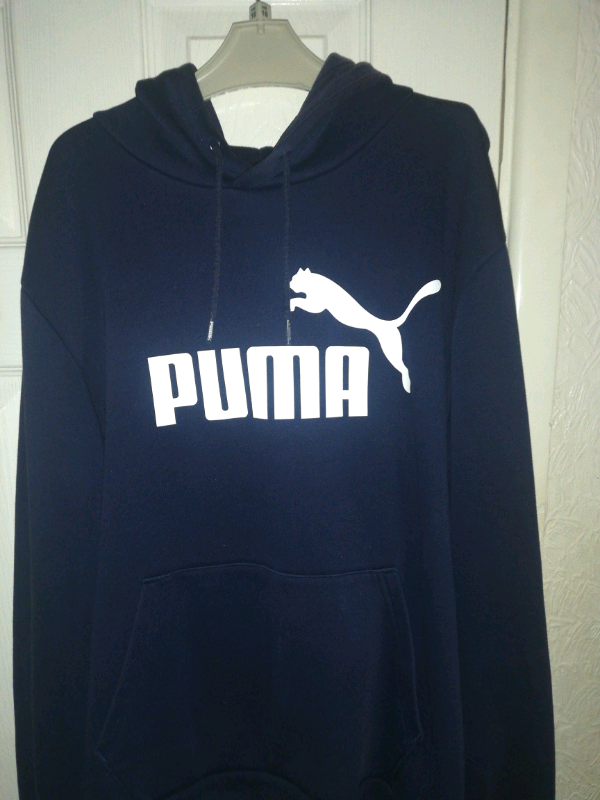 navy blue puma jumper